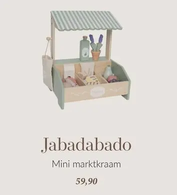 Aanbieding: Mini marktkraam