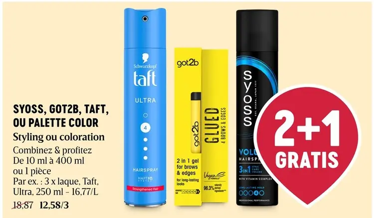 Offre: Styling ou coloration