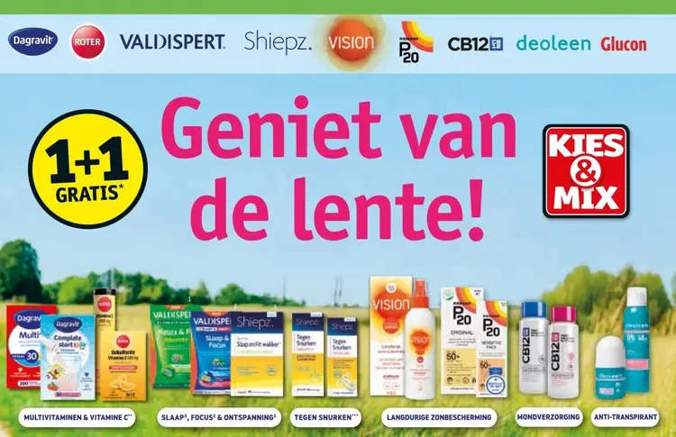 Aanbieding: Diverse merken 1+1 gratis