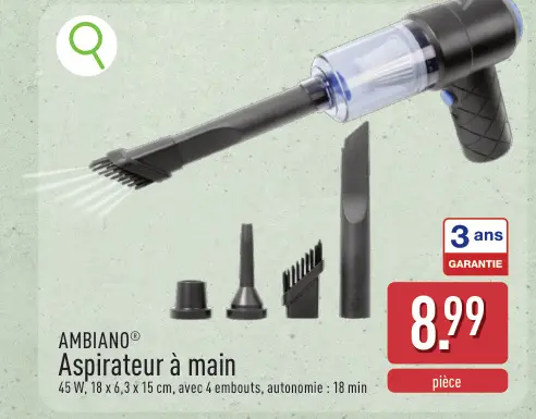 Offre: Aspirateur à main