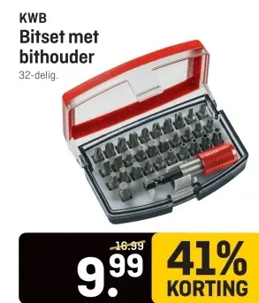 Aanbieding: Bitset met bithouder