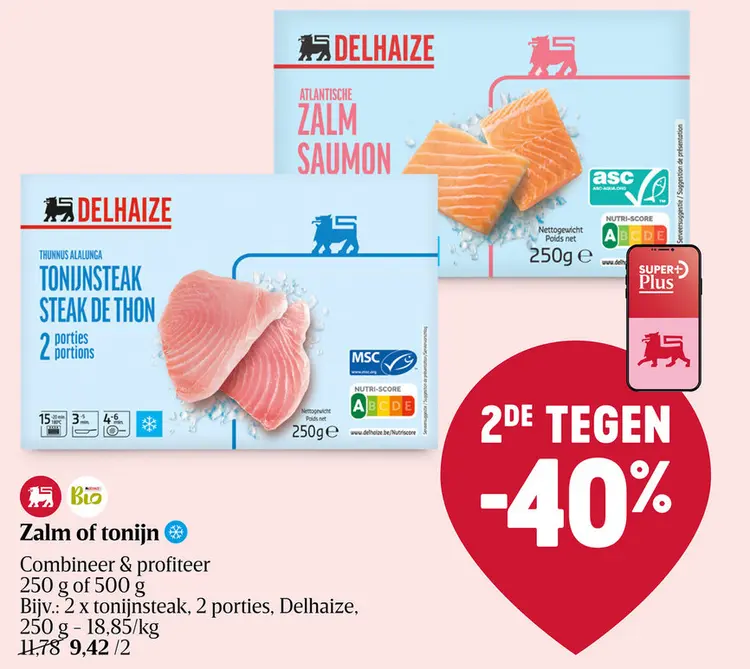 Promotie: Zalm of tonijn