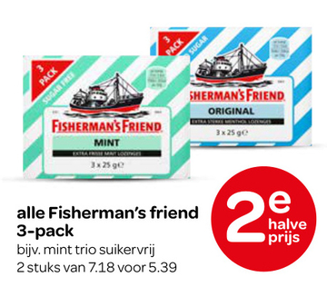 Aanbieding: Fisherman's friend 3-pack