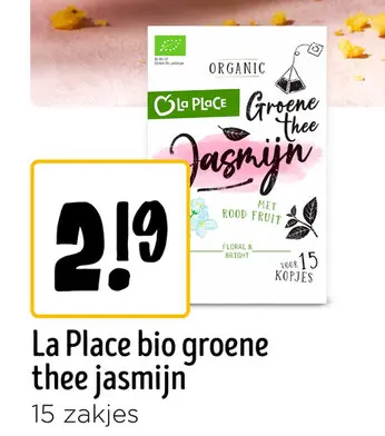 Aanbieding: Bio groene thee jasmijn