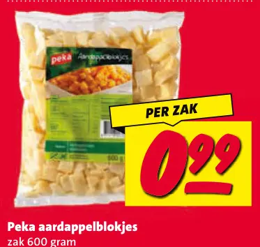 Aanbieding: Peka aardappelblokjes