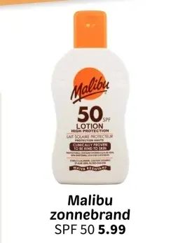 Aanbieding: zonnebrand