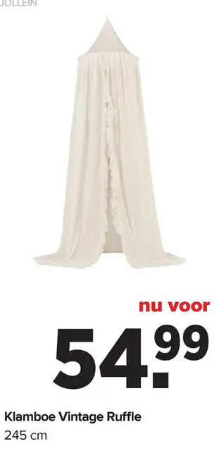 Aanbieding: Klamboe Vintage Ruffle