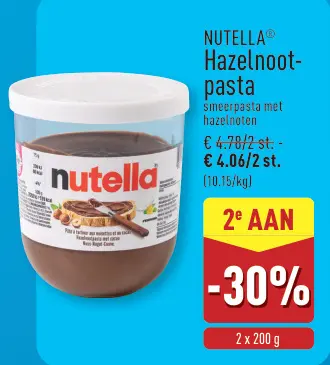 Promotie: Hazelnootpasta