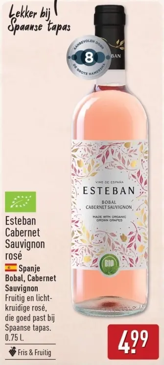 Aanbieding: Esteban Cabernet Sauvignon rosé