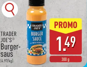 Promotie: Burger-saus
