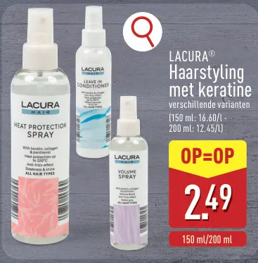 Promotie: Haarstyling met keratine