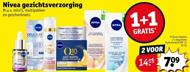 Aanbieding: Nivea gezichtsverzorging