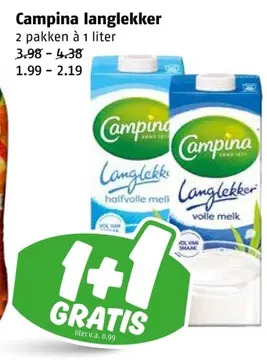 Aanbieding: Campina langlekker