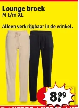 Aanbieding: Lounge broek
