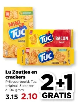 Aanbieding: Zoutjes en crackers