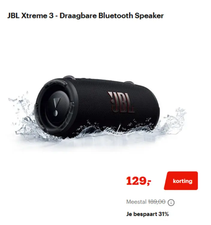 Aanbieding: Jbl Xtreme 3