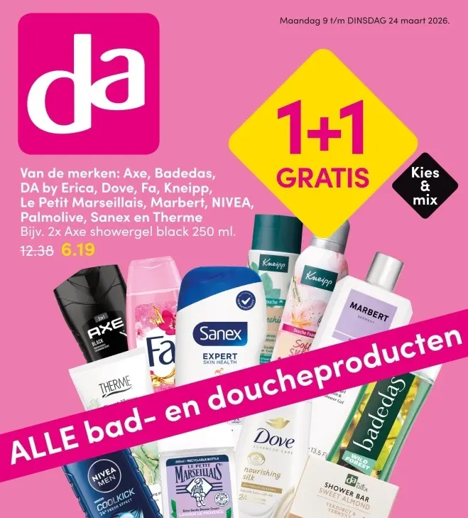 Aanbieding: Alle bad- en doucheproducten