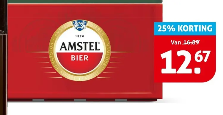 Aanbieding: Amstel bier