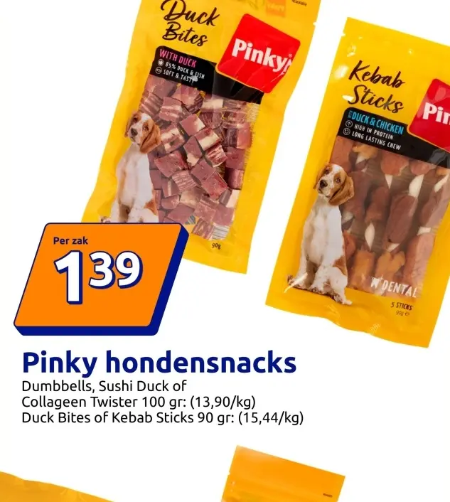 Aanbieding: Pinky hondensnacks