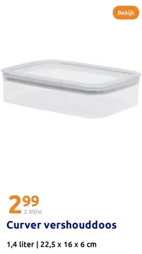 Aanbieding: Curver vershouddoos