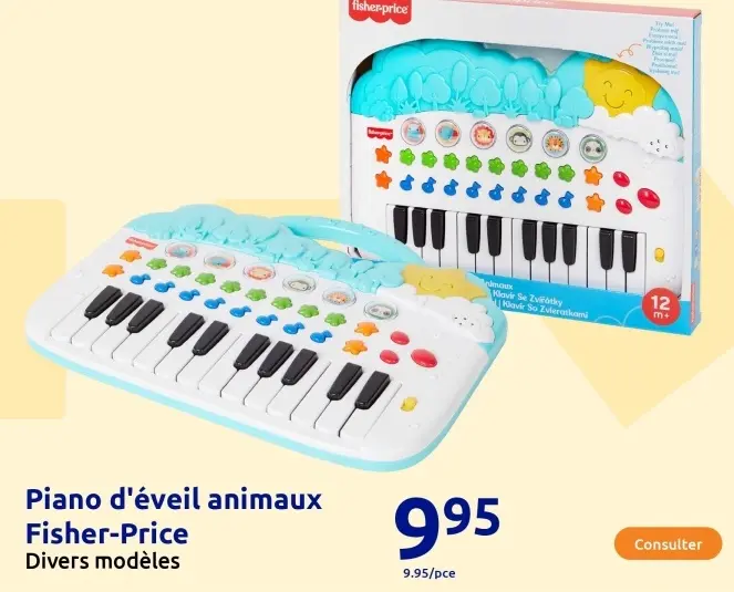 Offre: Piano d'éveil animaux