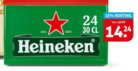 Aanbieding: Heineken krat
