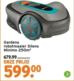 Aanbieding: Gardena robotmaaier Sileno Minimo