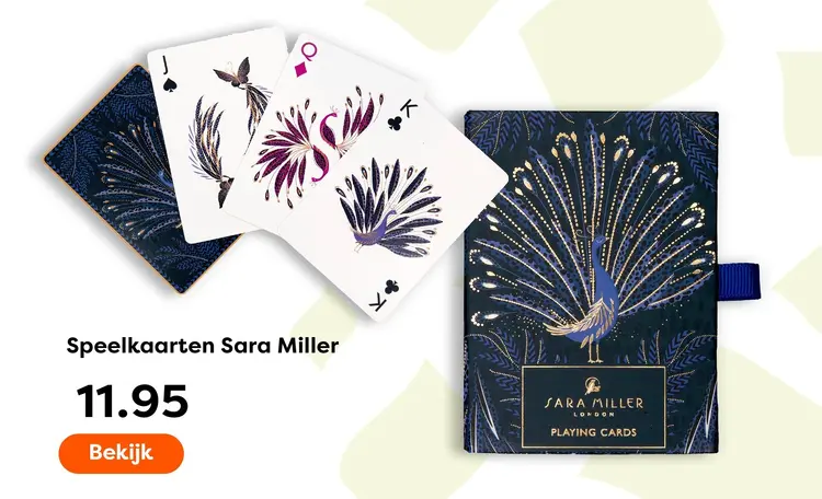 Aanbieding: Speelkaarten Sara Miller