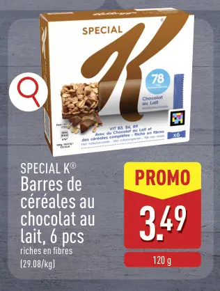Offre: SPECIAL K® Barres de céréales au chocolat au 