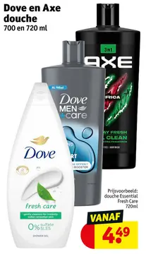 Aanbieding: Dove en Axe douche