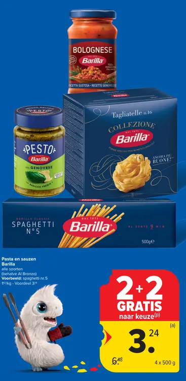 Promotie: Pasta en sauzen