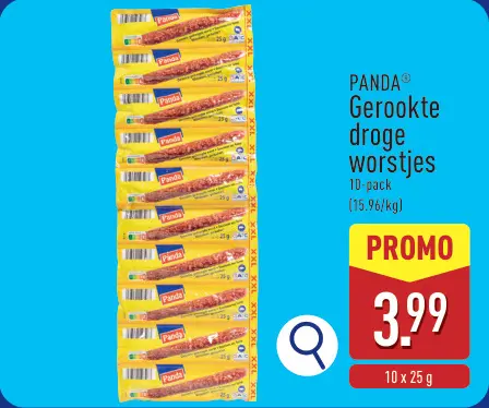 Promotie: Gerookte droge worstjes