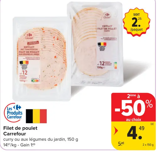 Offre: Filet de poulet