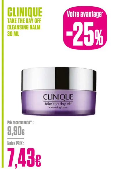 Offre: Take the day off cleansing balm