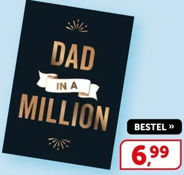 Aanbieding: Boek - Dad in a million