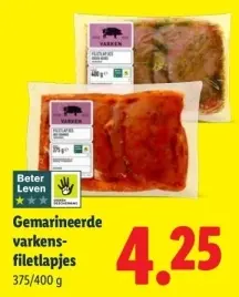 Aanbieding: Gemarineerde varkensfiletlapjes