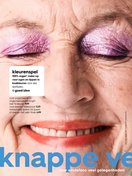 Aanbieding: roze oogschaduw uit oogschaduwpalet bright