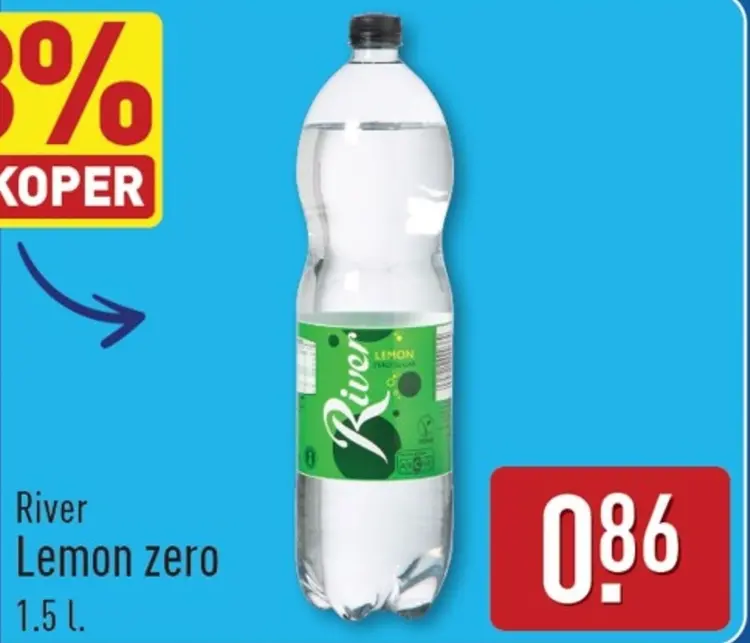 Aanbieding: River Lemon zero