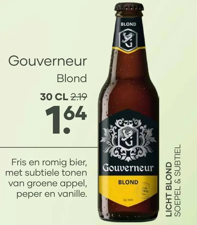 Aanbieding: Gouverneur Blond