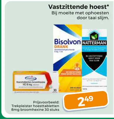 Aanbieding: Vastzittende hoest