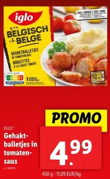Aanbieding: Gehaktballetjes in tomatensaus