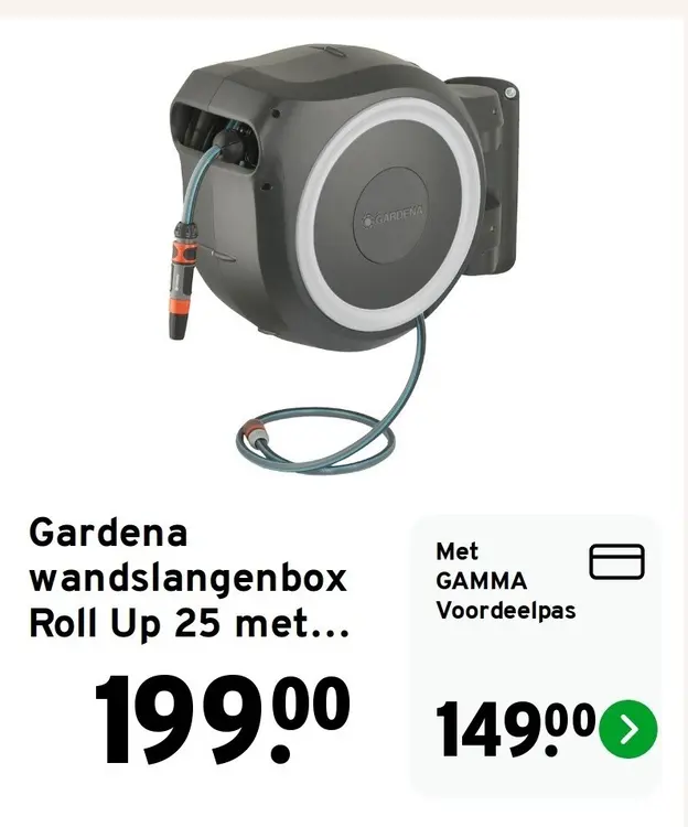 Aanbieding: wandslangenbox Roll Up 25
