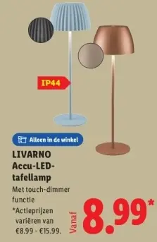 Aanbieding: Accu-LED-tafellamp
