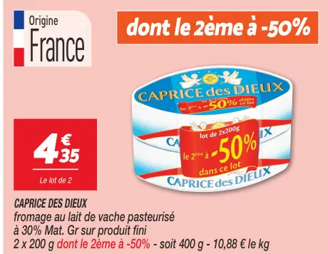 Offre: Caprice des dieux