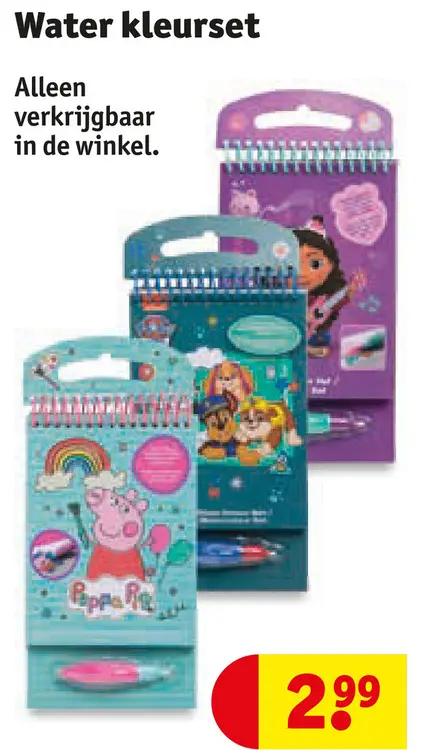 Aanbieding: Water Kleurset