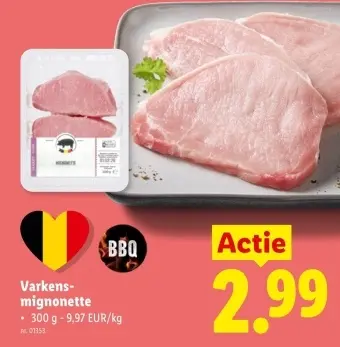 Promotie: Varkens-mignonette