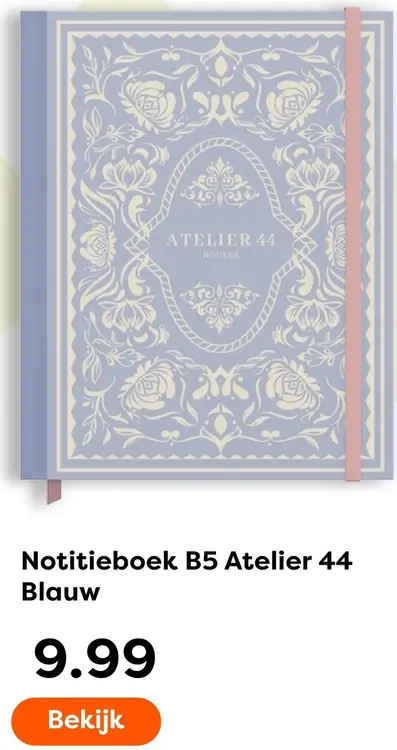 Aanbieding: Atelier 44 Notitieboek B5 Blauw