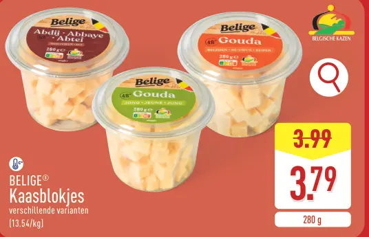 Promotie: Kaasblokjes