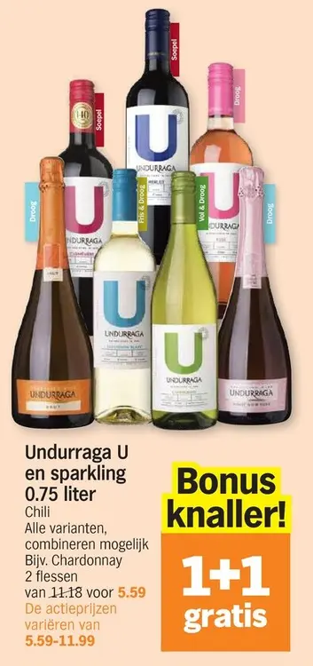 Promotie: Undurraga U en sparkling