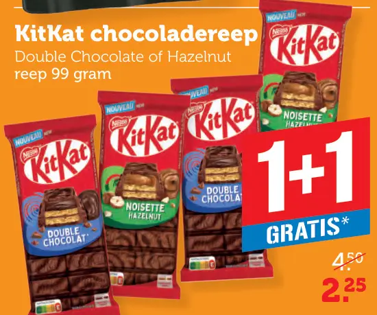 Aanbieding: KitKat chocoladereep